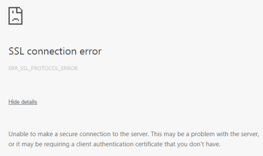 Ошибка подключения SSL — как исправить на Андроид