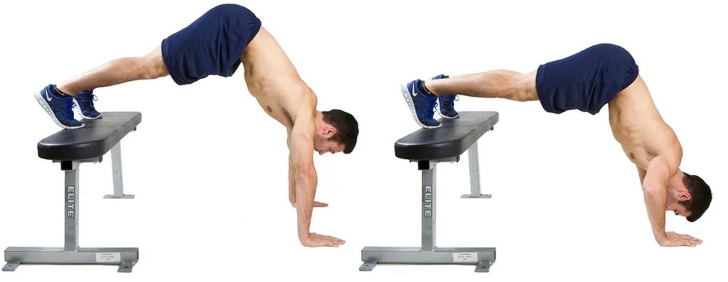 Отжимания по 90 градусов - усложненная версия армейских