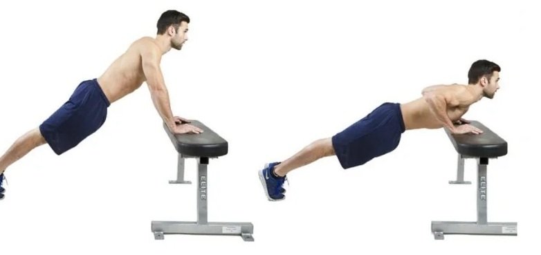 Отжимания от поверхности предназначен для новичков