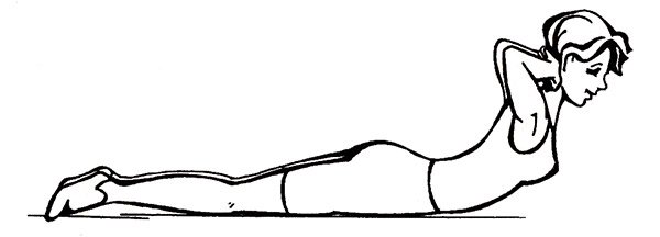 Поднятие корпуса от пола развивает мышцы позвоночника и поясницы