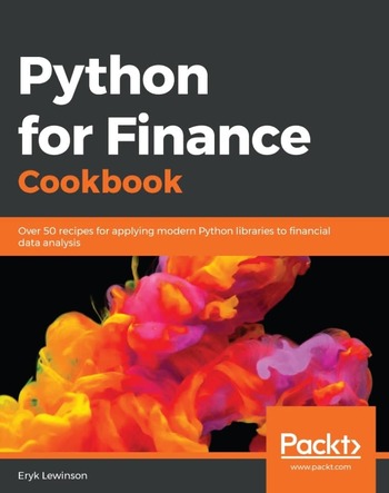 Обложка книги "Python for finance cookbook"