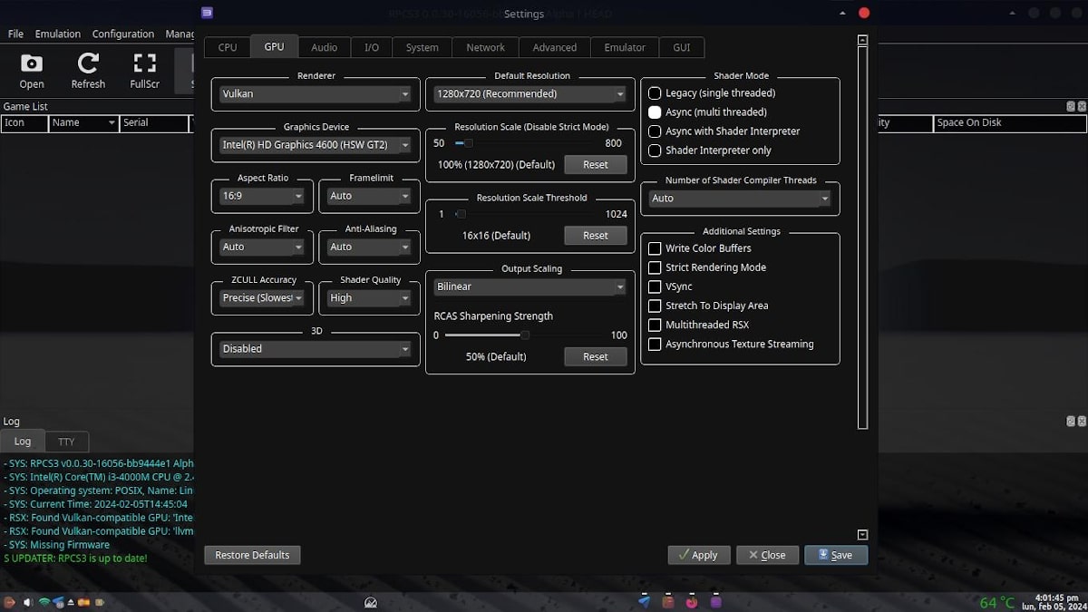 Особенности RPCS3 версии 0.0.30 – Скриншот 04