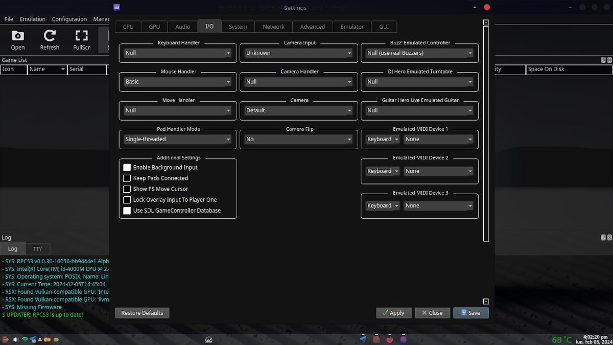 Особенности RPCS3 версии 0.0.30 – Скриншот 06