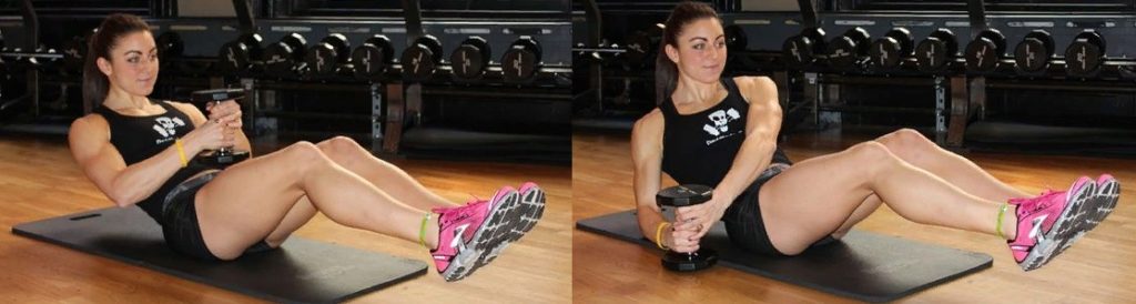 Русские повороты - упражнения для косых мышц пресса