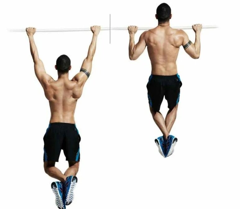 Широкие подтягивания - базовое упражнение домашних тренировок для прокачки спины 