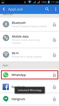 Как поставить пароль на WhatsApp