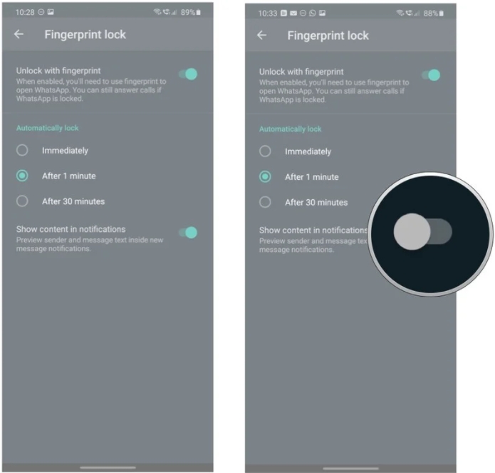Как поставить пароль на WhatsApp