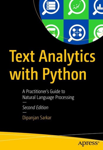 Обложка книги "Text Analytics with Python"