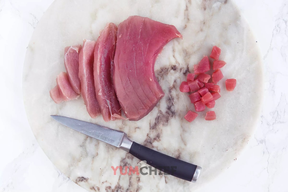 Фото тунца для тартара