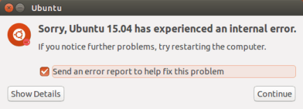 Как исправить System Program Problem Detected (обнаружена ошибка в системной программе) в Ubuntu