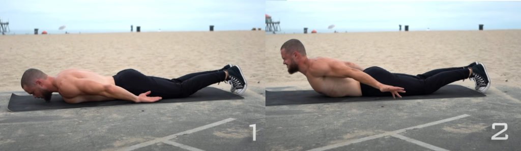 Железный человек - упражнение, которое развивает межлопаточные мышцы