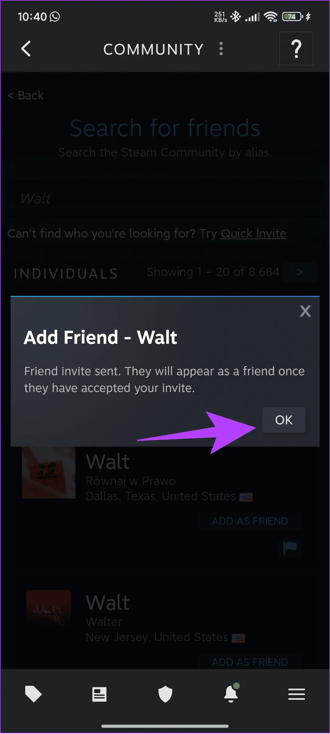 Нажмите «ОК», чтобы подтвердить 3.