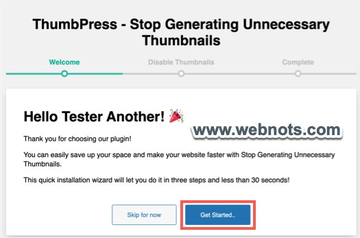 Начало работы с ThumbPress