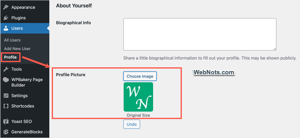Загрузить собственное изображение аватара