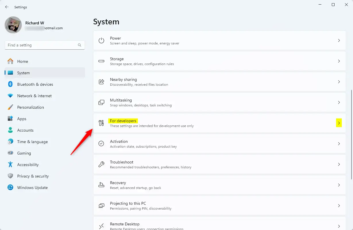 Windows 11 Для разработчиков плитка