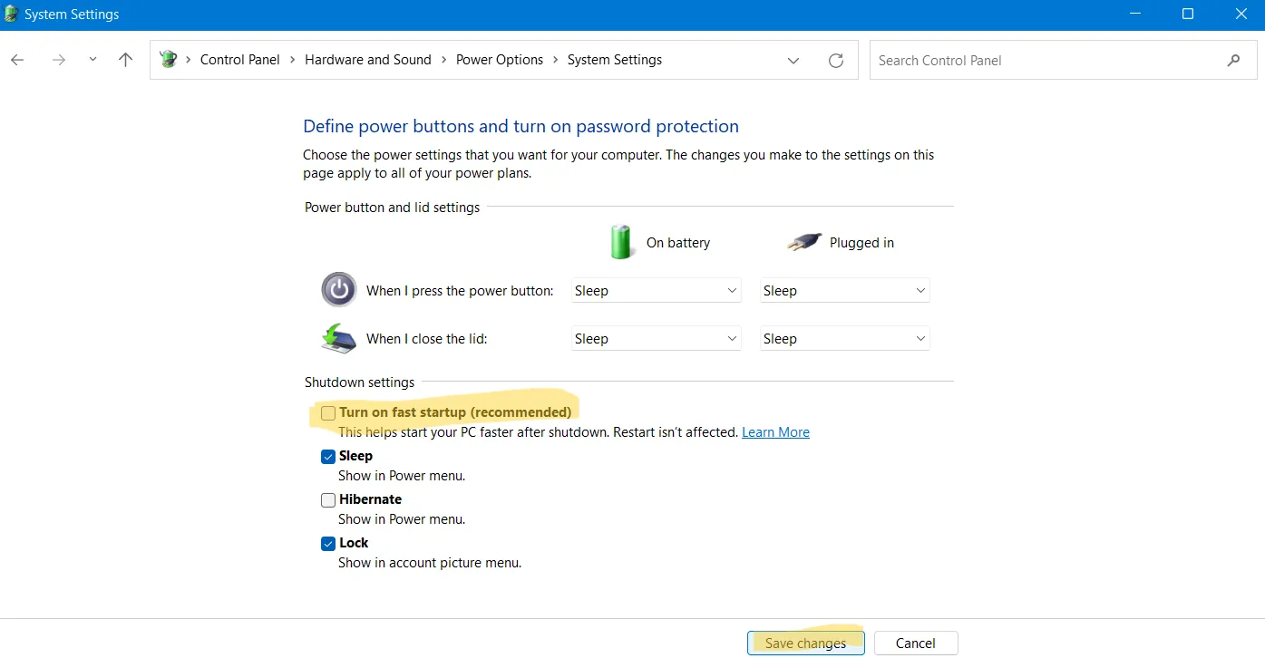 Исправьте это приложение, предотвращающее завершение работы в Windows 11.