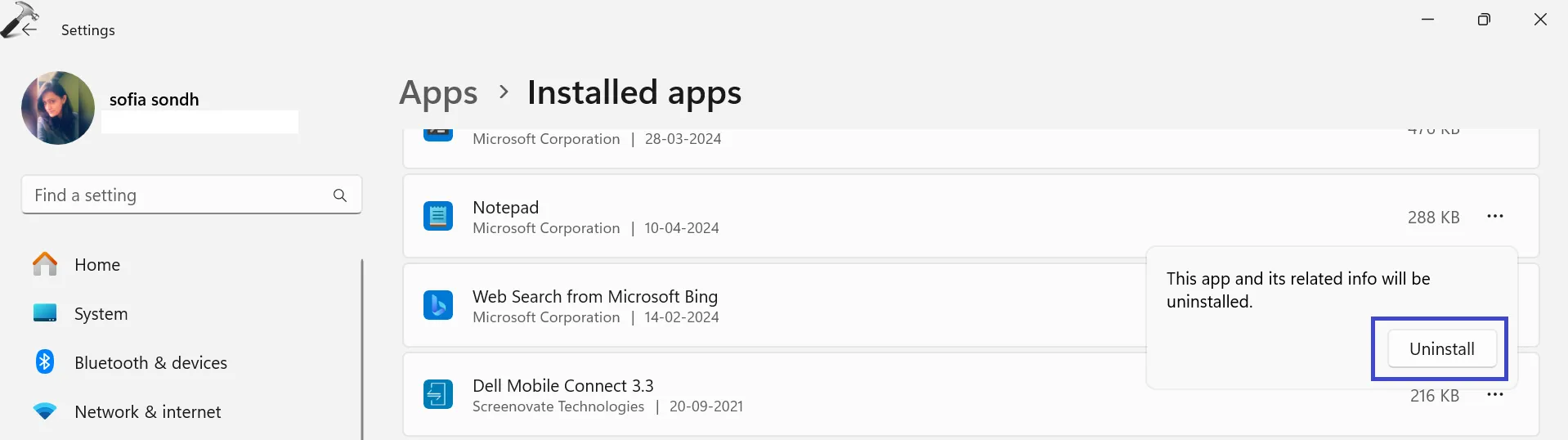 Исправлено: Блокнот не работает в Windows 11 — удалите.