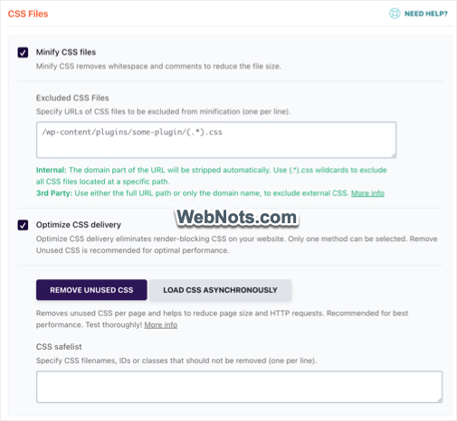 Оптимизация CSS WP Rocket