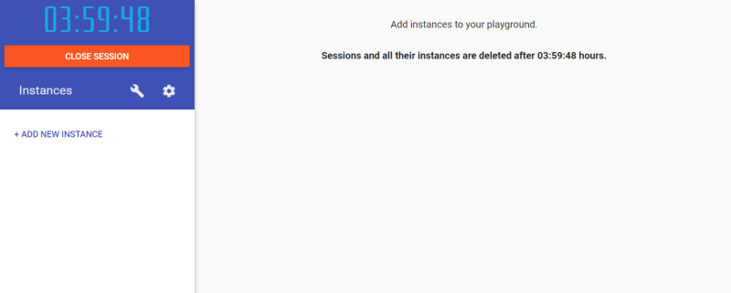 Нажмите на + Add new instance