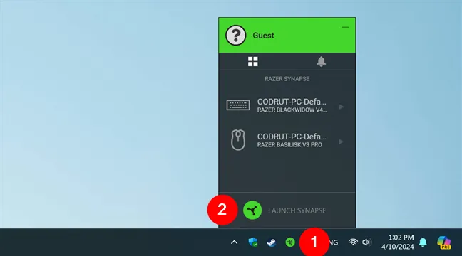 Запустите Synapse в Windows 11