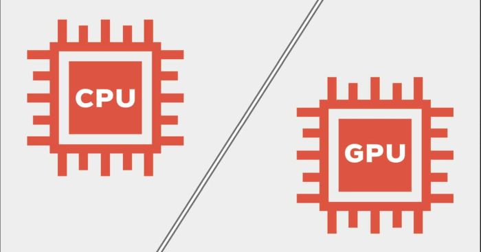 различия cpu и gpu