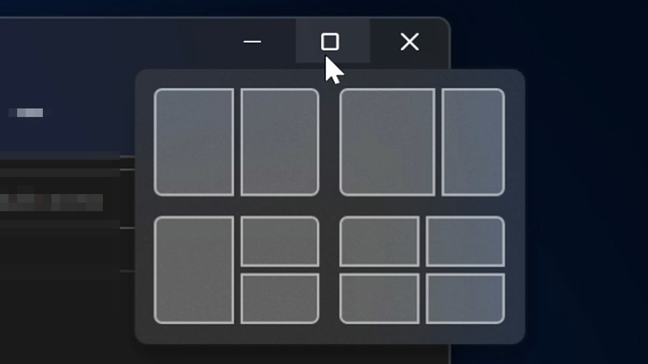 Snap Layout для повышения производительности с помощью Windows 11