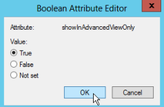 Изменяем значение на True