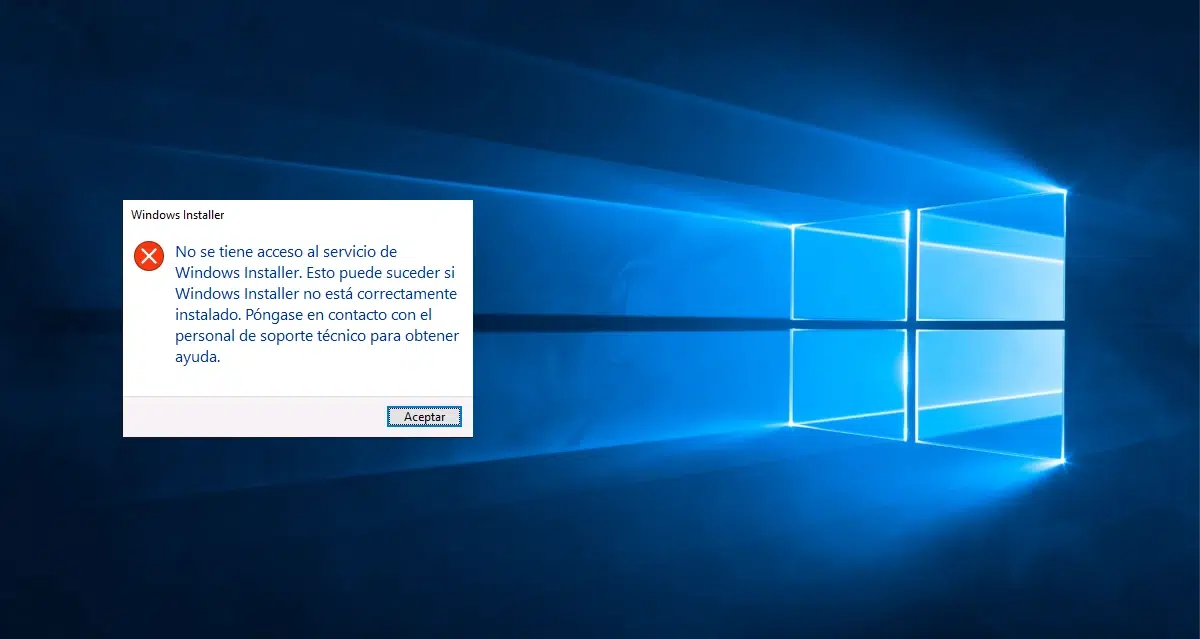 ошибка в установщике windows