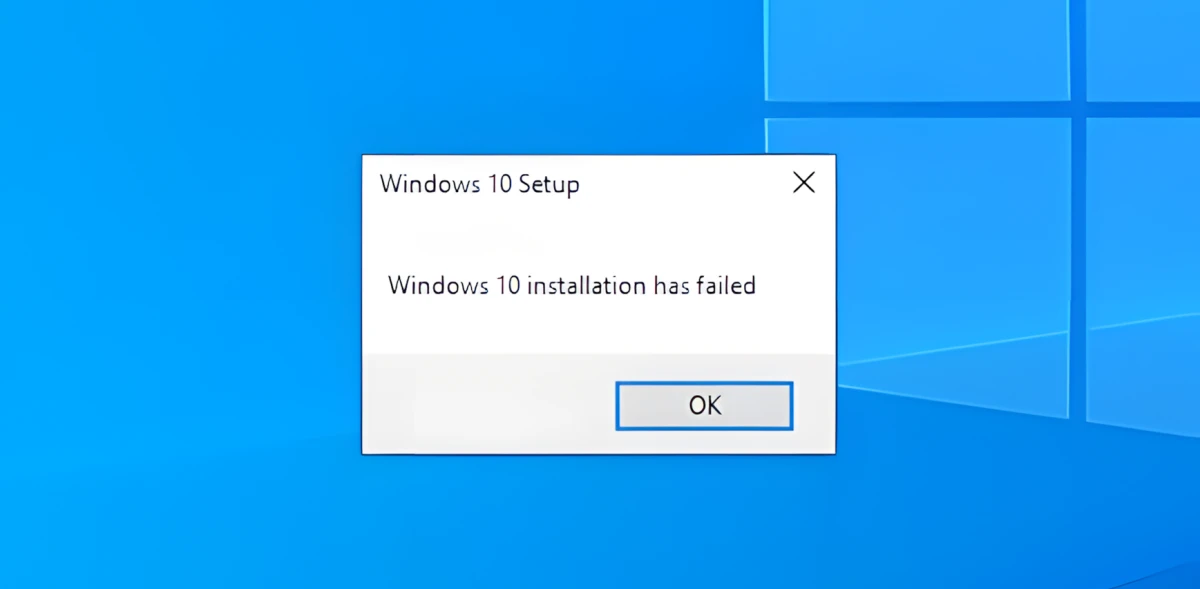 Ошибка установки Windows