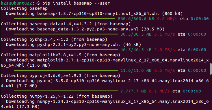 Установите библиотеку Basemap python Library ubuntu Установить библиотеку Basemap python ubuntu