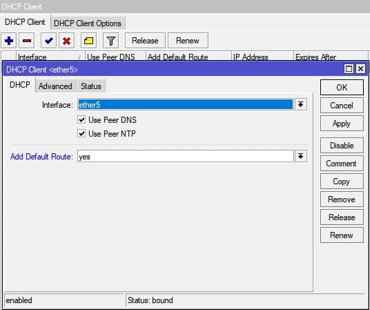 Настройка нескольких провайдеров на MikroTik, добавить маршрут по умолчанию