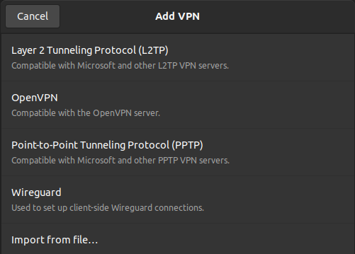 WireGuard GUI Ubuntu