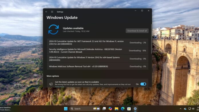Обновление Windows 11 KB5044285