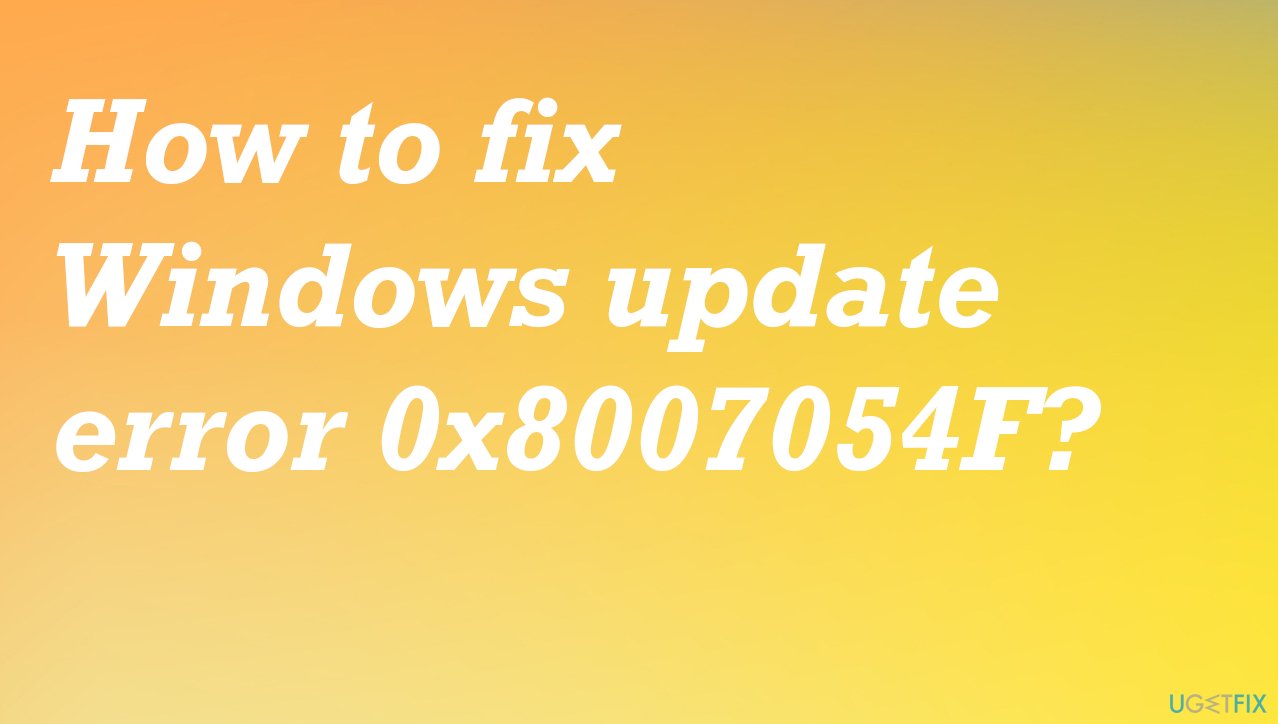 Как исправить ошибку 0x8007054f в Windows How to Fix Windows Error 0x8007054f