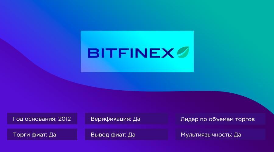 логотип биржи криптовалют Bitfinex