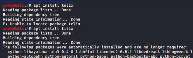 Установить Tilix