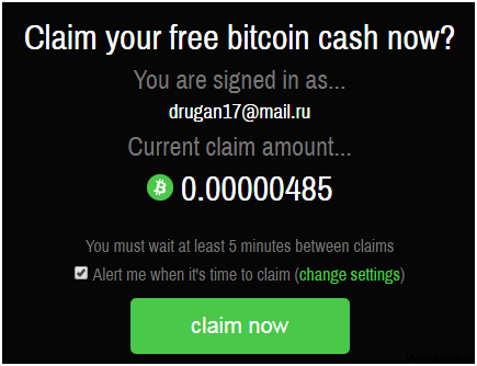 Бесплатные Биткоин Кэш на MoonBitcoin Cash