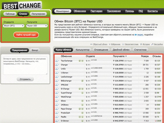 Список выданный системой