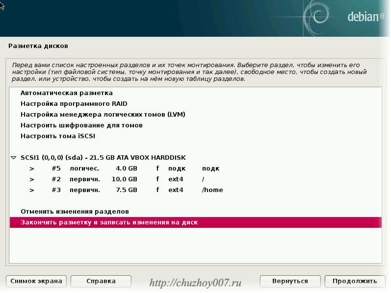 Последняя проверка всех разделов перед форматированием